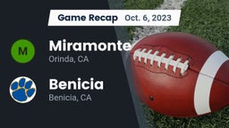 Recap: Miramonte  vs. Benicia  2023