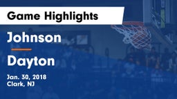 Johnson  vs Dayton  Game Highlights - Jan. 30, 2018