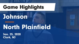Johnson  vs North Plainfield  Game Highlights - Jan. 25, 2020
