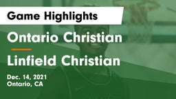 Ontario Christian  vs Linfield Christian  Game Highlights - Dec. 14, 2021