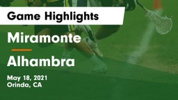 Miramonte  vs Alhambra Game Highlights - May 18, 2021