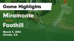 Miramonte  vs Foothill  Game Highlights - March 5, 2024