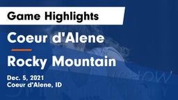 Coeur d'Alene  vs Rocky Mountain  Game Highlights - Dec. 5, 2021