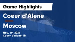 Coeur d'Alene  vs Moscow  Game Highlights - Nov. 19, 2021