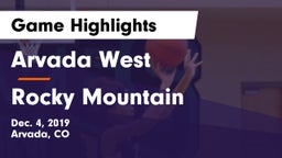 Arvada West  vs Rocky Mountain  Game Highlights - Dec. 4, 2019