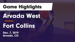 Arvada West  vs Fort Collins  Game Highlights - Dec. 7, 2019