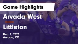 Arvada West  vs Littleton  Game Highlights - Dec. 9, 2023