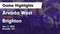 Arvada West  vs Brighton  Game Highlights - Jan. 5, 2024