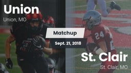 Matchup: Union vs. St. Clair  2018