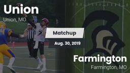 Matchup: Union vs. Farmington  2019