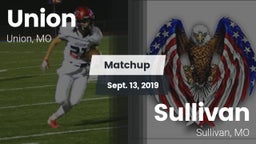 Matchup: Union vs. Sullivan  2019