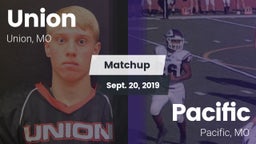Matchup: Union vs. Pacific  2019