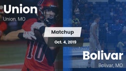 Matchup: Union vs. Bolivar  2019