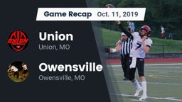 Recap: Union  vs. Owensville  2019