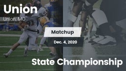 Matchup: Union vs. State Championship 2020