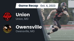 Recap: Union  vs. Owensville  2023