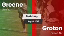 Matchup: Greene  vs. Groton  2017