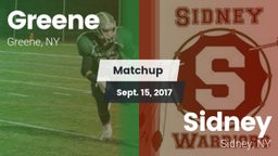 Matchup: Greene  vs. Sidney  2017