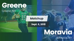 Matchup: Greene  vs. Moravia  2018
