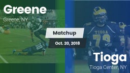 Matchup: Greene  vs. Tioga  2018