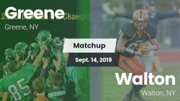 Matchup: Greene  vs. Walton  2019