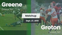 Matchup: Greene  vs. Groton  2019