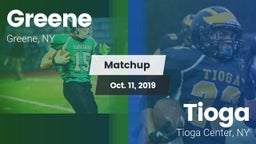 Matchup: Greene  vs. Tioga  2019