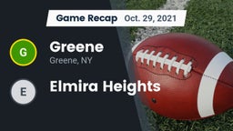 Recap: Greene  vs. Elmira Heights 2021