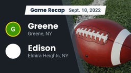 Recap: Greene  vs. Edison  2022