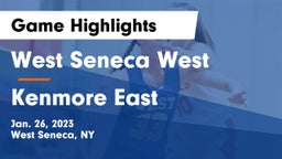 West Seneca West  vs Kenmore East  Game Highlights - Jan. 26, 2023