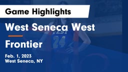 West Seneca West  vs Frontier  Game Highlights - Feb. 1, 2023
