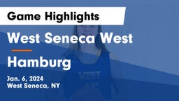 West Seneca West  vs Hamburg  Game Highlights - Jan. 6, 2024