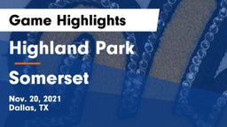 Highland Park  vs Somerset  Game Highlights - Nov. 20, 2021