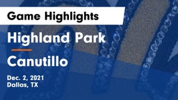 Highland Park  vs Canutillo Game Highlights - Dec. 2, 2021