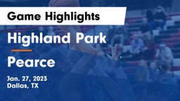 Highland Park  vs Pearce  Game Highlights - Jan. 27, 2023