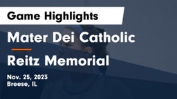 Mater Dei Catholic  vs Reitz Memorial  Game Highlights - Nov. 25, 2023