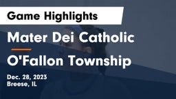 Mater Dei Catholic  vs O'Fallon Township  Game Highlights - Dec. 28, 2023