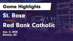 St. Rose  vs Red Bank Catholic  Game Highlights - Jan. 3, 2020