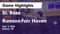 St. Rose  vs Rumson-Fair Haven  Game Highlights - Feb. 4, 2020