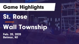 St. Rose  vs Wall Township  Game Highlights - Feb. 20, 2020