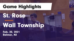 St. Rose  vs Wall Township  Game Highlights - Feb. 20, 2021