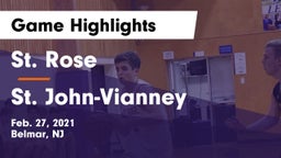 St. Rose  vs St. John-Vianney  Game Highlights - Feb. 27, 2021