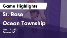 St. Rose  vs Ocean Township  Game Highlights - Jan. 13, 2022