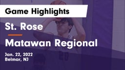 St. Rose  vs Matawan Regional  Game Highlights - Jan. 22, 2022