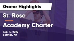 St. Rose  vs Academy Charter Game Highlights - Feb. 5, 2022
