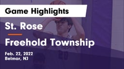 St. Rose  vs Freehold Township  Game Highlights - Feb. 22, 2022