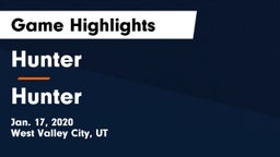 Hunter  vs Hunter  Game Highlights - Jan. 17, 2020