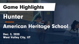 Hunter  vs American Heritage School Game Highlights - Dec. 3, 2020