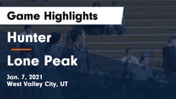Hunter  vs Lone Peak  Game Highlights - Jan. 7, 2021