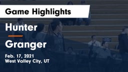 Hunter  vs Granger  Game Highlights - Feb. 17, 2021